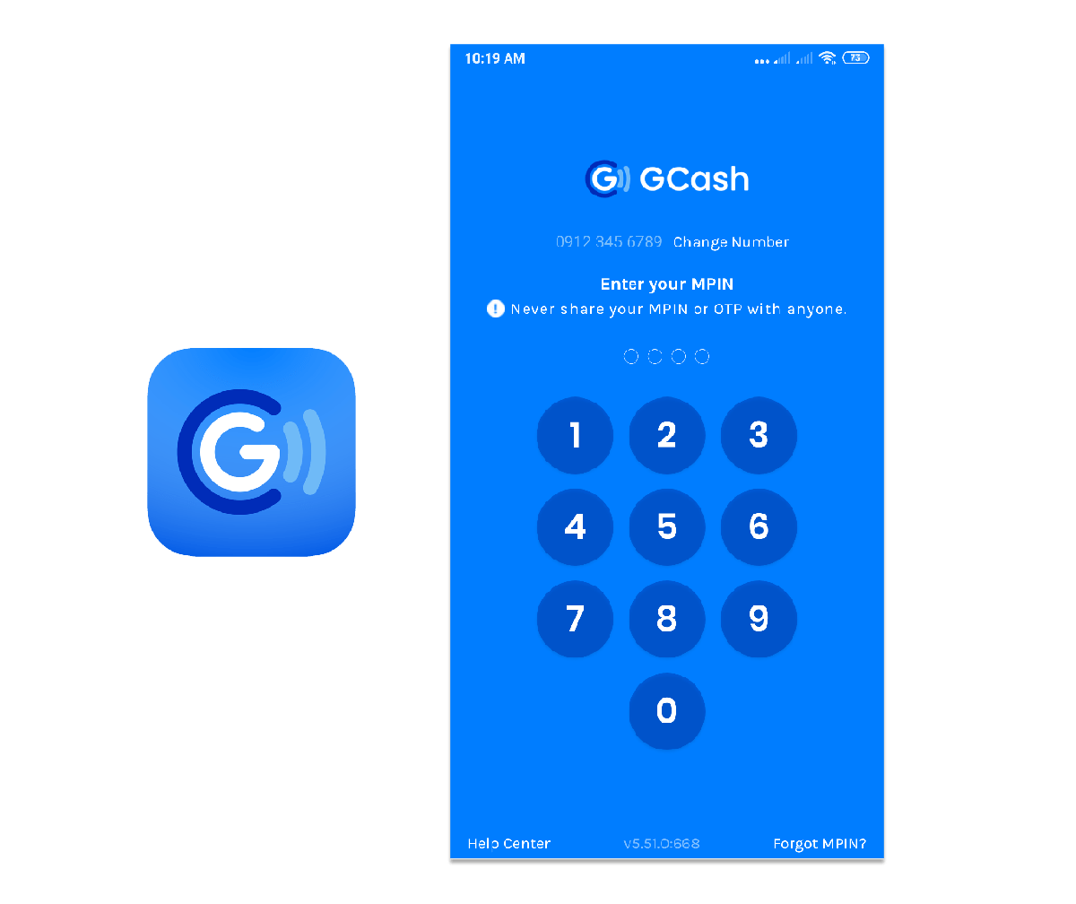 Login to your Gcash account