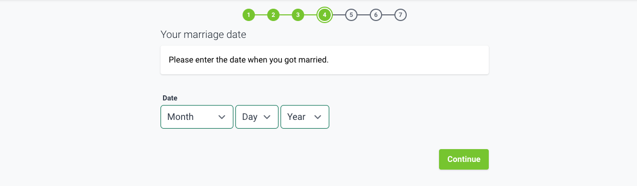 Date of marriage written on the PSA marriage certificate